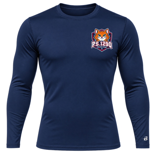P.S. 129Q Adult Compression Long Sleeve in Navy