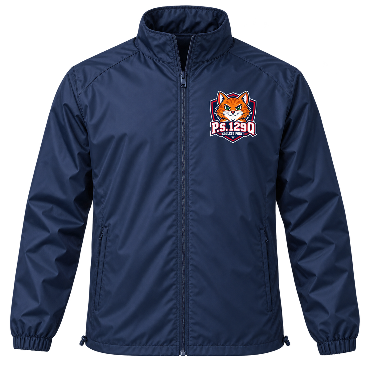 P.S. 129Q Adult Lightweight Windbreaker in Sport Dark Navy