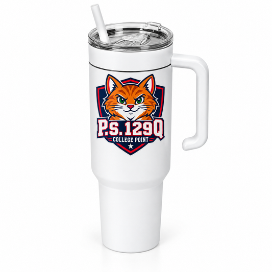 P.S. 129Q 40oz MakerTwist Handled Tumbler in White