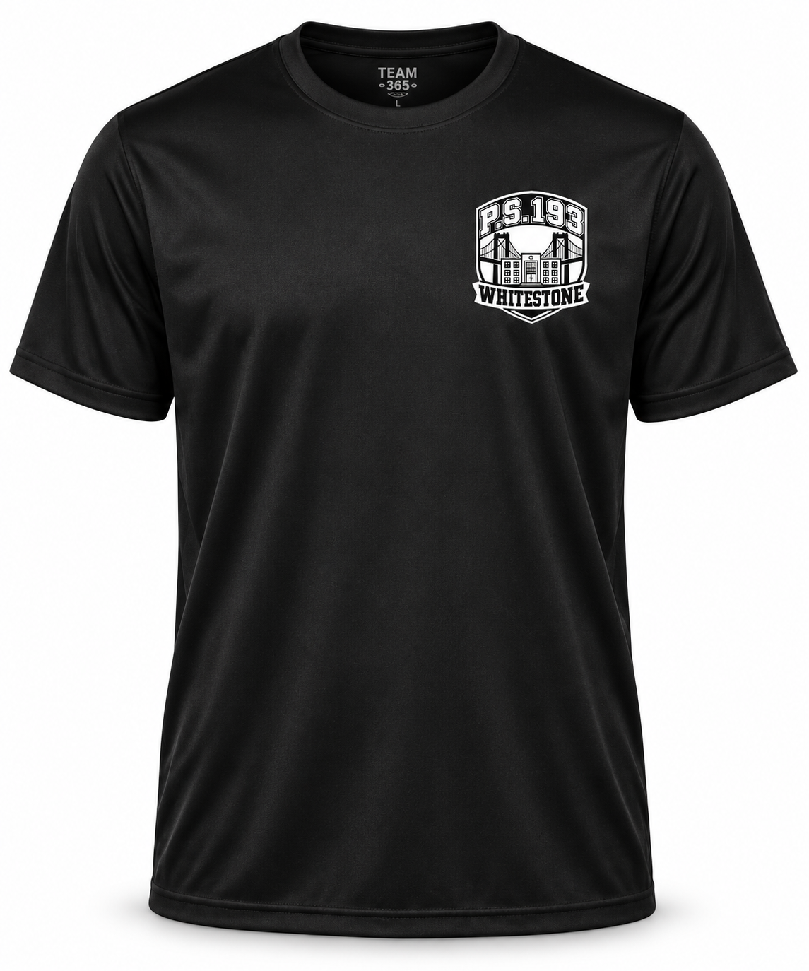 P.S. 193 Adult Performance T-Shirt in Black