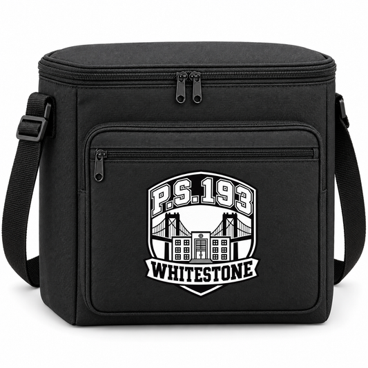 P.S. 193 12-Can Zippered Cooler Bag in Black