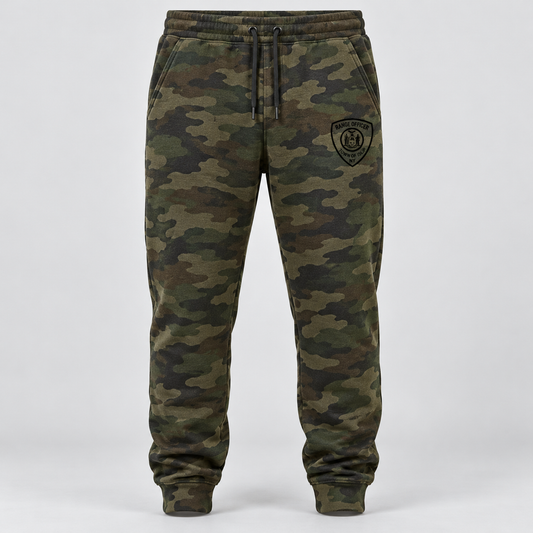 Town of Islip Range Officer Independent Trading Joggers - Forest Camo / black shield