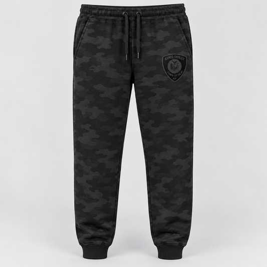 Town of Islip Range Officer Independent Trading Joggers - Black Camo / black shield