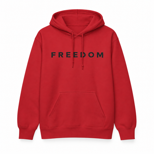Red Charlie Kirk Birthday Collection Hoodie — Limited Drop — studio product view