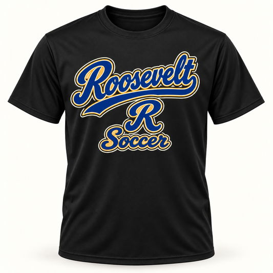Roosevelt script-script performance in Black, digital product mockup