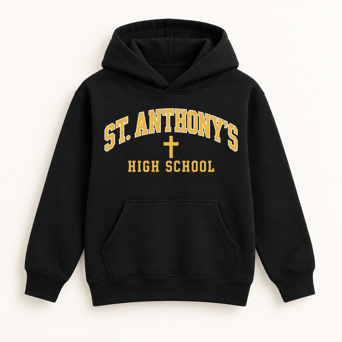 St. Anthony's High School Youth Collegiate Pullover Hoodie in Black
