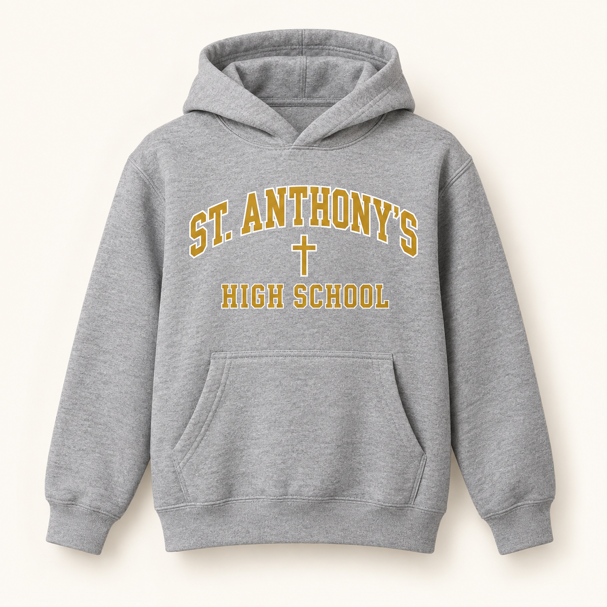 St. Anthony's High School Youth Collegiate Pullover Hoodie in Heather Gray