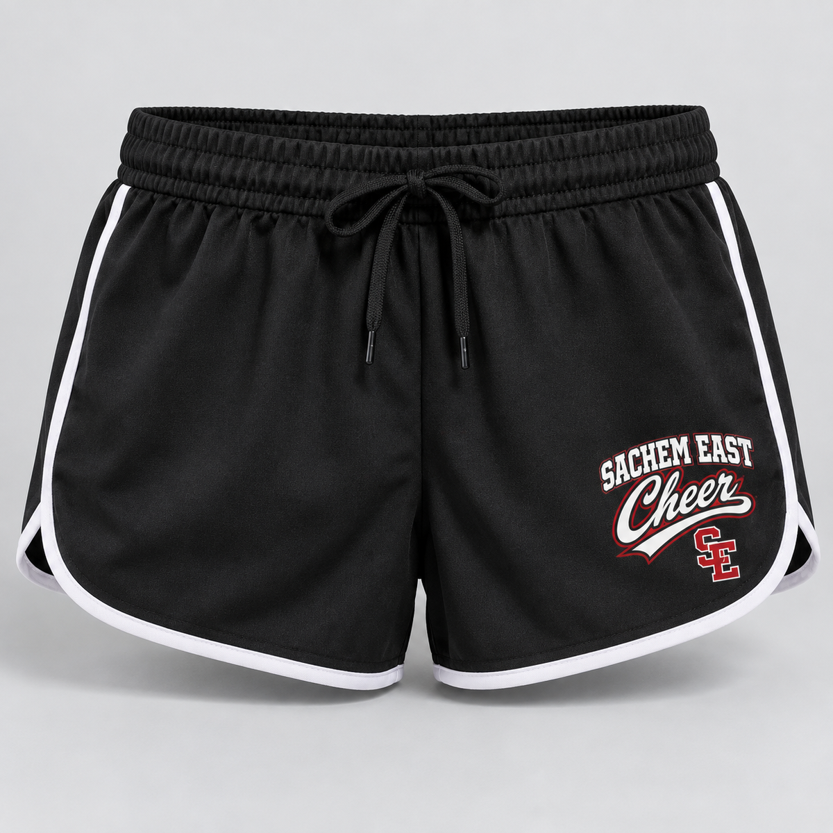 Sachem East Cheer Campus Script Athletic Shorts product mockup