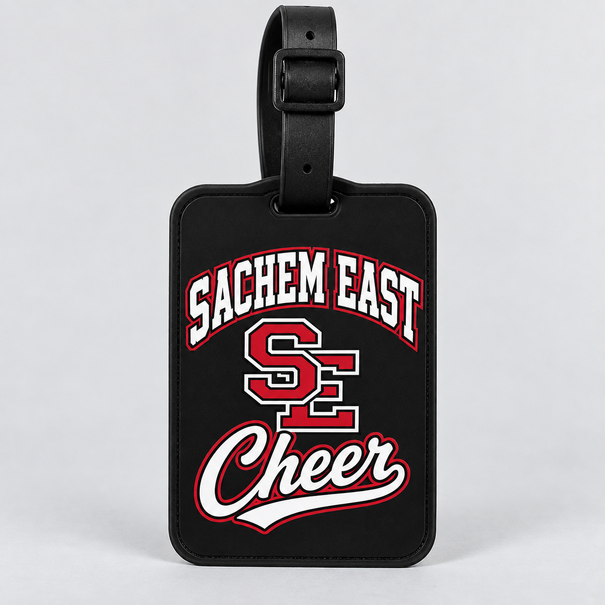 Sachem East Cheer Luggage Tag product mockup