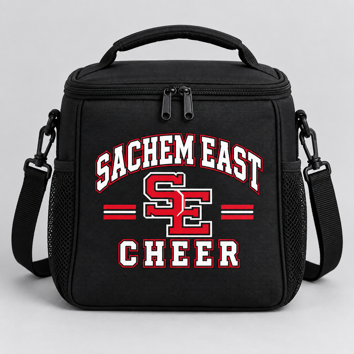 Sachem East Cheer Lunch Bag product mockup