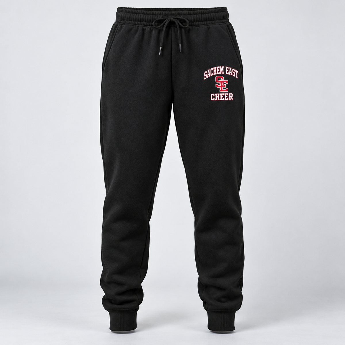 Sachem East Cheer Retro Athletic Fleece Joggers product mockup