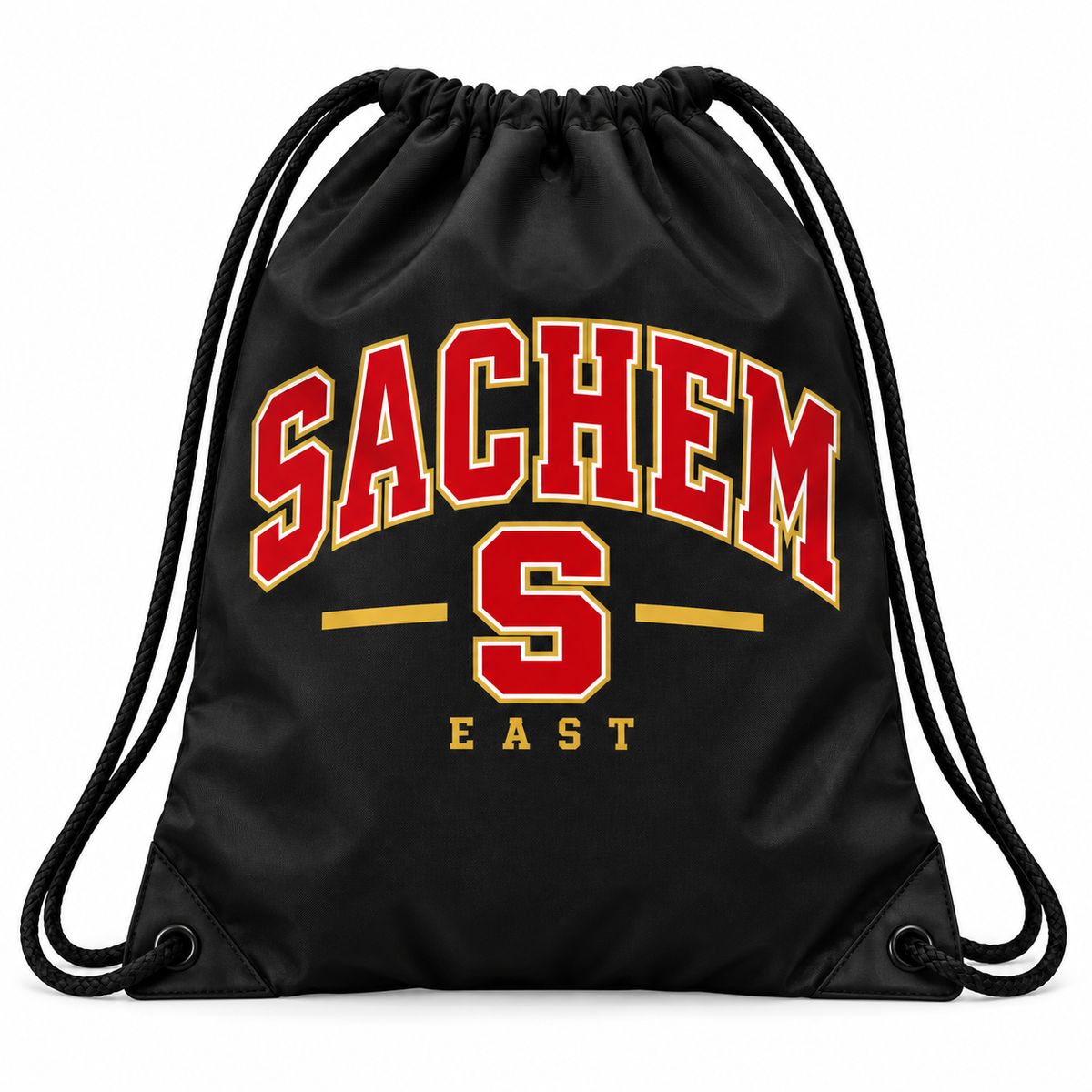 Sachem East Heritage S Drawstring Bag in Black