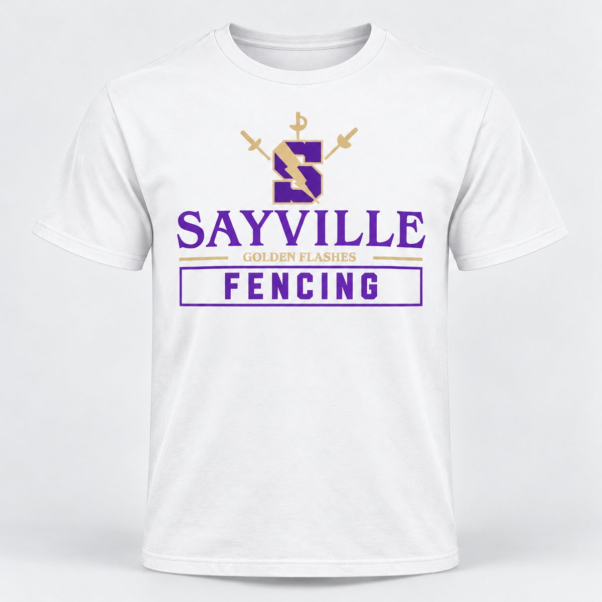 White Sayville Fencing cotton-tee