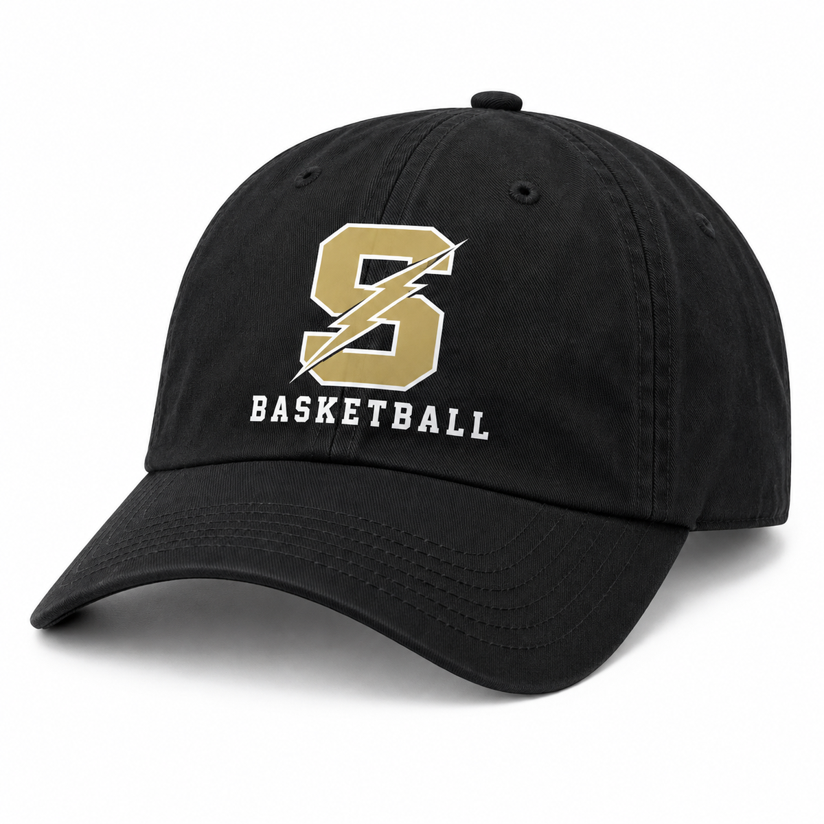 Sayville Girls Basketball Lightning S Printed Cap in Black