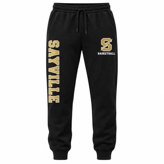 Sayville girls basketball Lightning S Fleece Joggers in Black