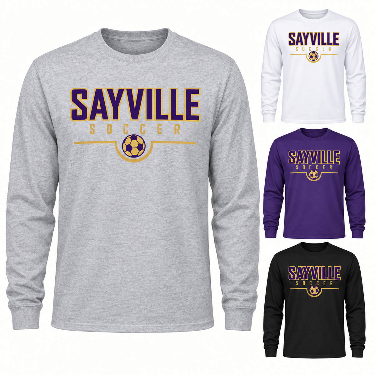 Sayville Soccer Signature Long Sleeve — available color views