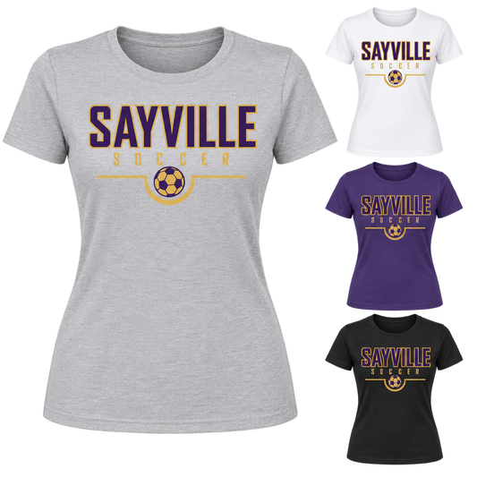 Sayville Soccer Women's Signature T-Shirt — available color views