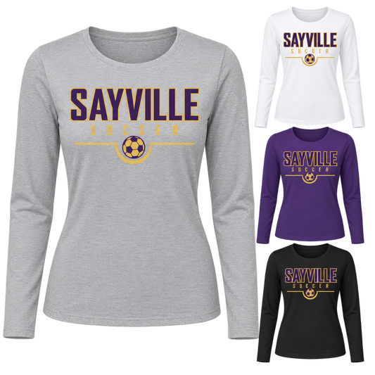 Sayville Soccer Women's Signature Long Sleeve — available color views