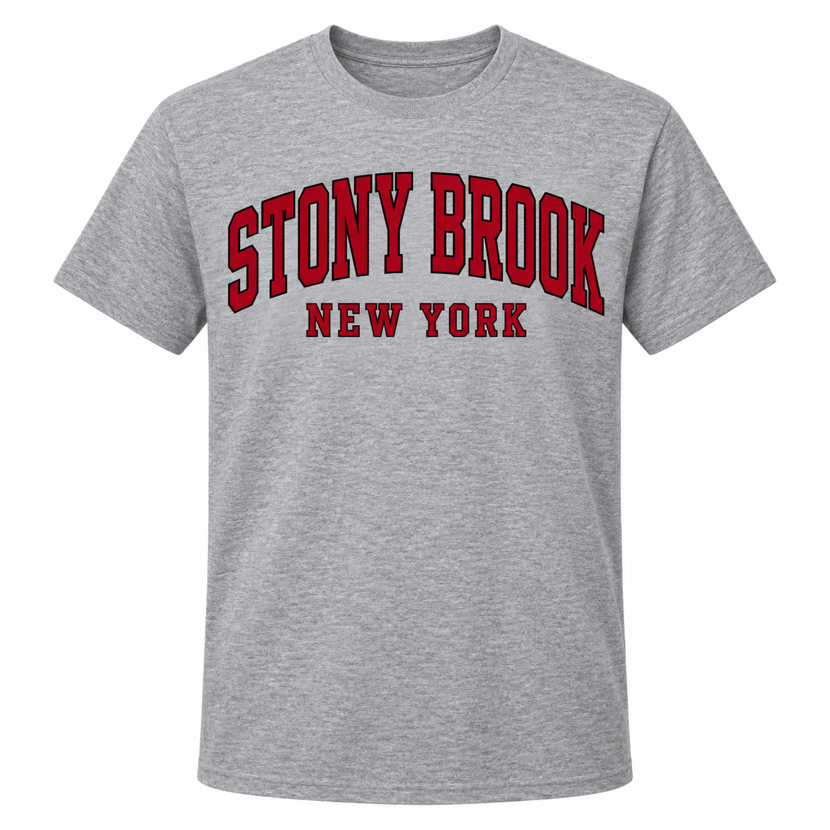 Stony Brook Collegiate Arch T-Shirt in heather gray