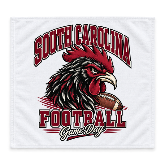 South Carolina Mascot Game Day Rally Towel — White