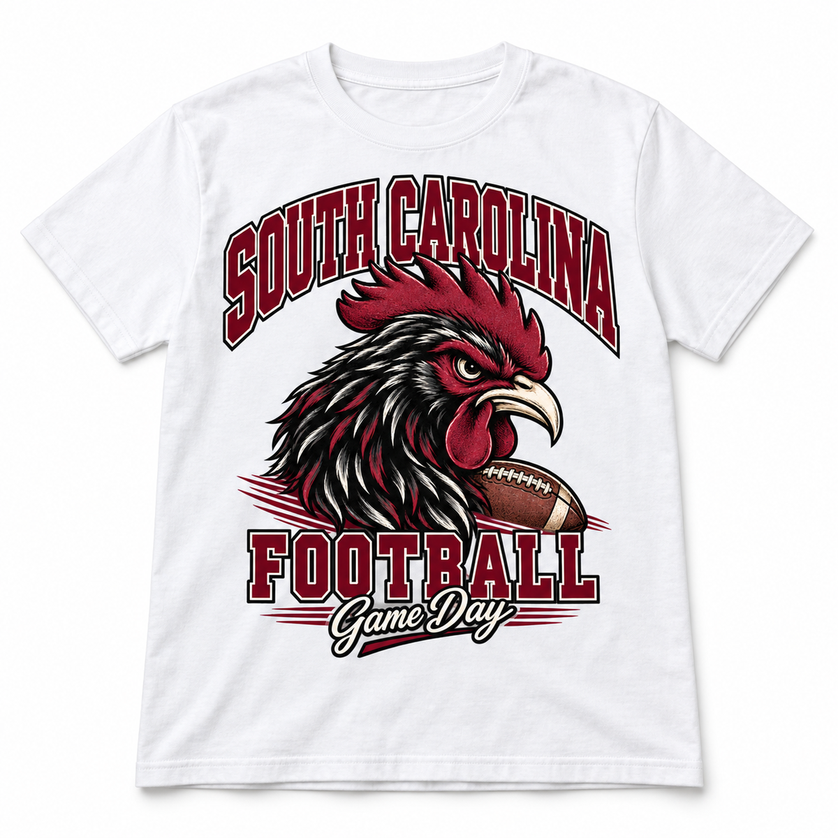 South Carolina Mascot Game Day T-Shirt in White