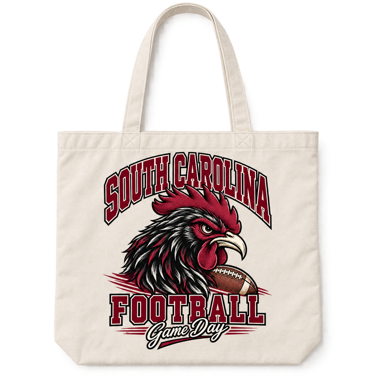 South Carolina Mascot Everyday Tote Bag — Natural