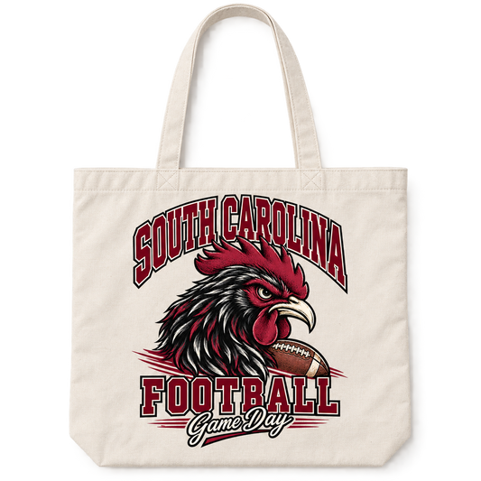 South Carolina Mascot Everyday Tote Bag — Natural