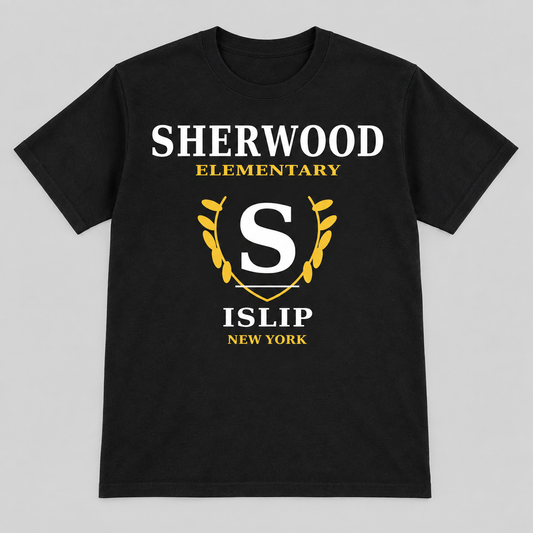 Black Sherwood Elementary Heritage S Adult Tee