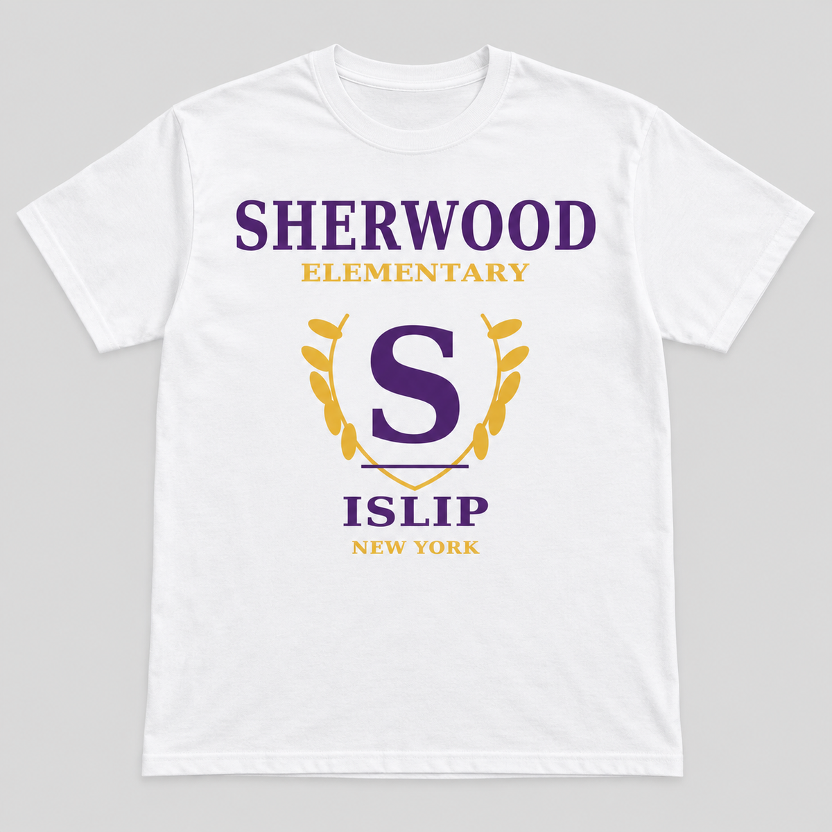 White Sherwood Elementary Heritage S Adult Tee