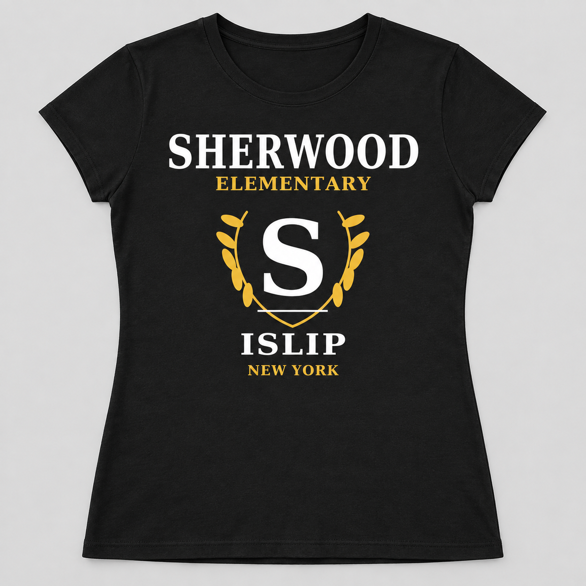 Black Sherwood Elementary Heritage S Women's Crewneck Tee