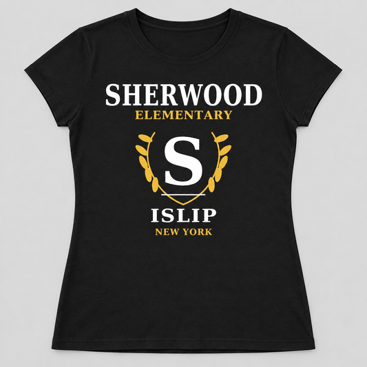 Black Sherwood Elementary Heritage S Women's Crewneck Tee