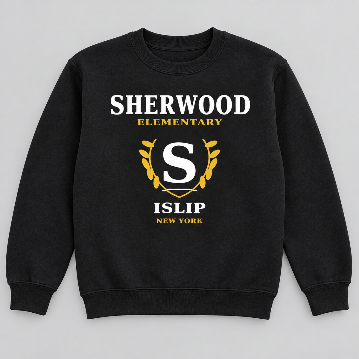 Black Sherwood Elementary Heritage S Youth Crewneck Sweatshirt