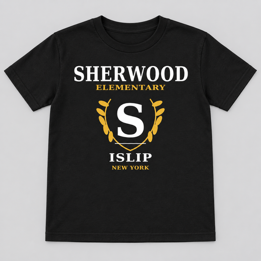 Black Sherwood Elementary Heritage S Youth Tee