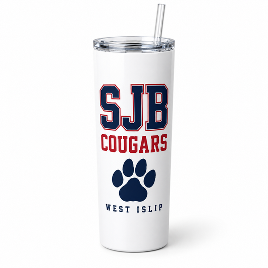 St John the Baptist Cougars Collegiate Spirit Tumbler in White