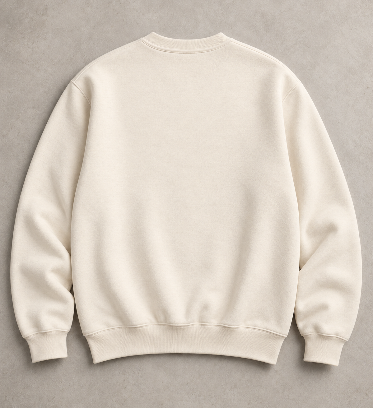 Plain back of the Bone SJB varsity crewneck