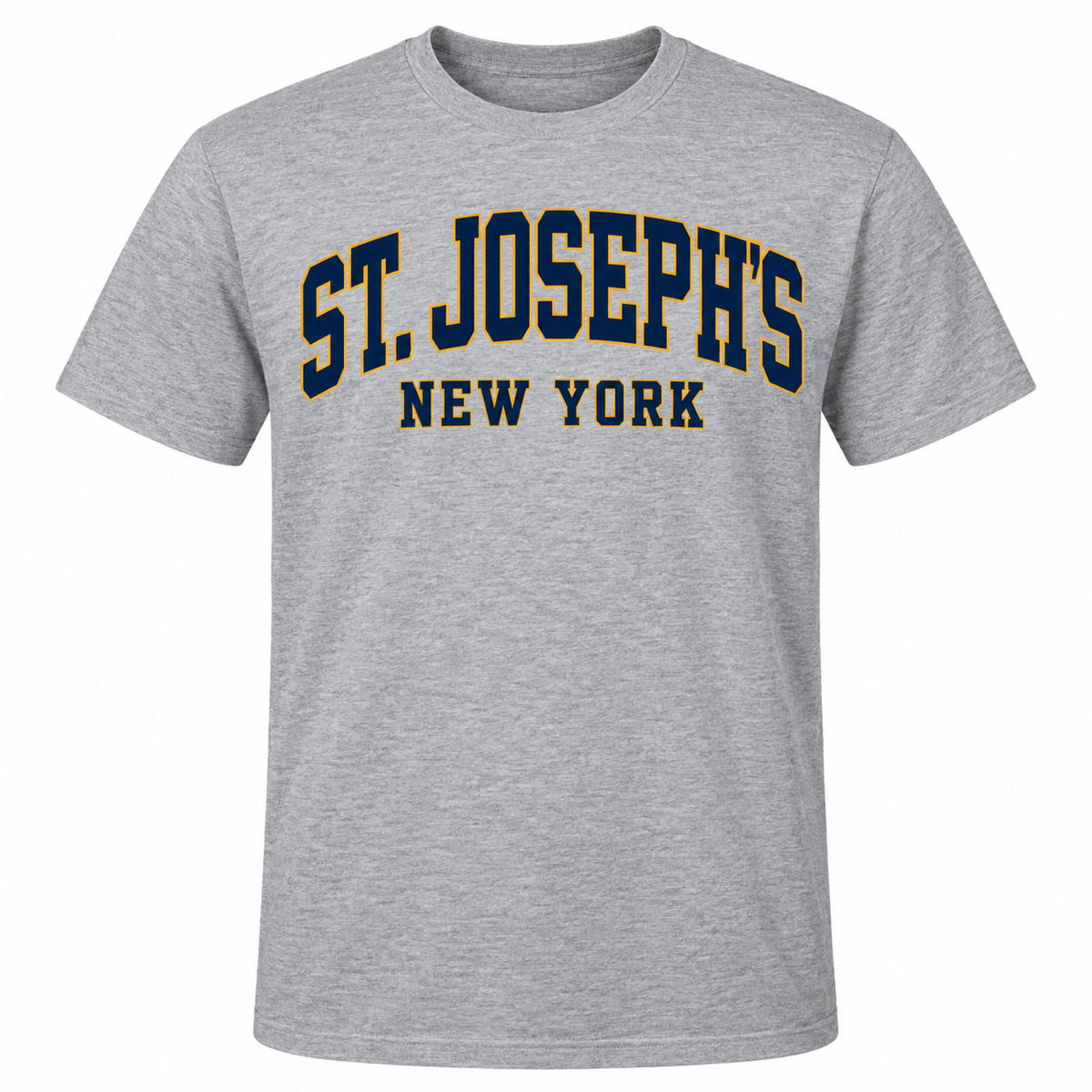 St. Joseph's New York Collegiate Arch T-Shirt in heather gray