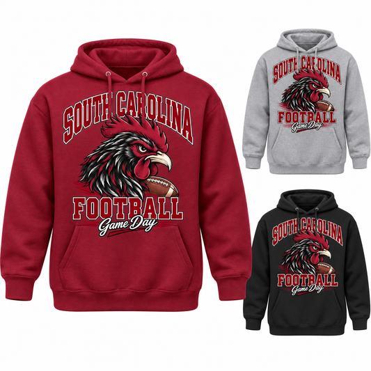 South Carolina Mascot Game Day Pullover Hoodie — color options