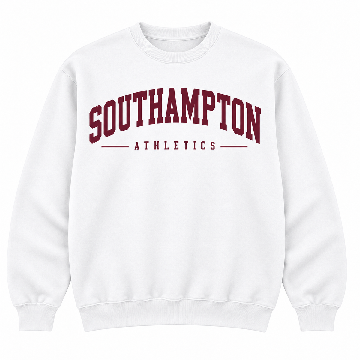 Southampton Collegiate Athletics Unisex Crewneck — White
