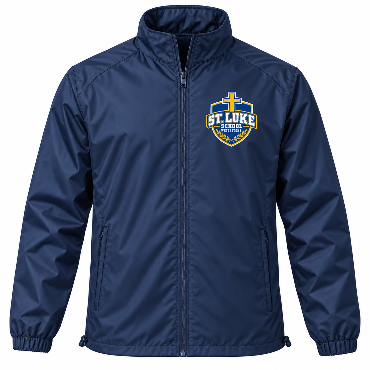 St. Luke School Adult Lightweight Windbreaker in Sport Dark Navy