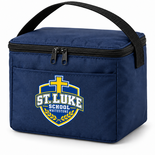 St. Luke School 6-Can Zippered Cooler Bag in Navy
