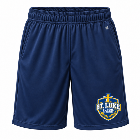 St. Luke School Youth Basketball Training Shorts in Navy