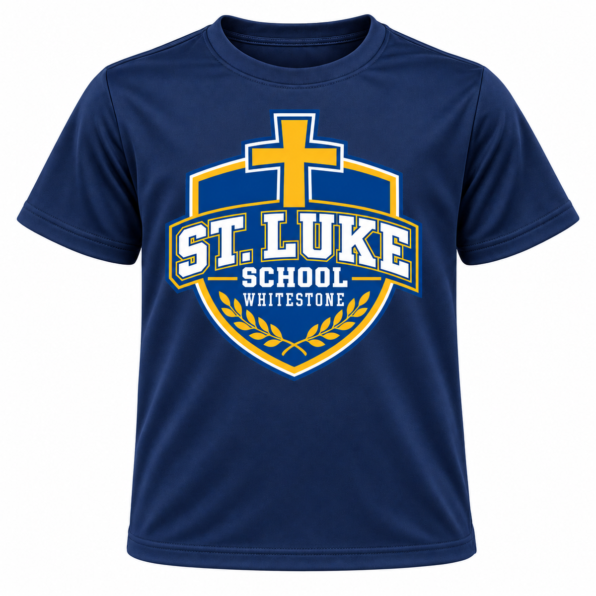 St. Luke School Youth Performance T-Shirt in Sport Dark Navy