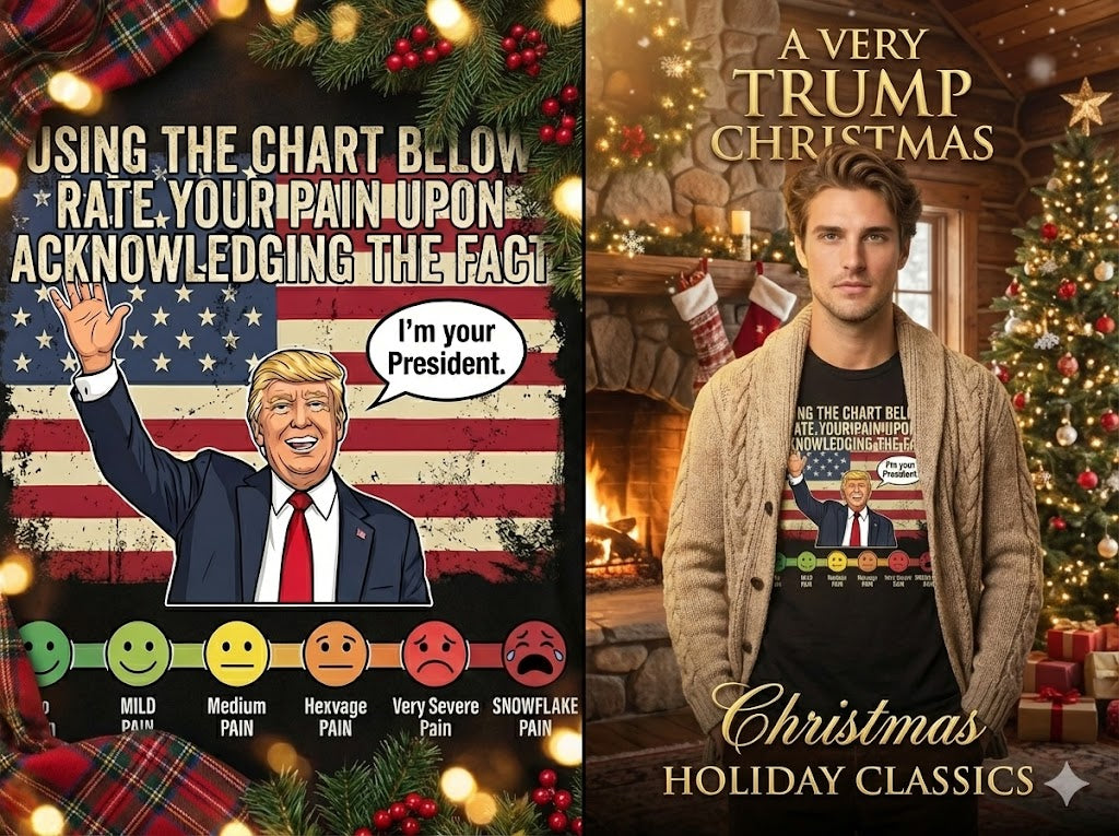 The Ultimate TDS Pain Scale | Trump "I'm Your President" Graphic T-Shirt