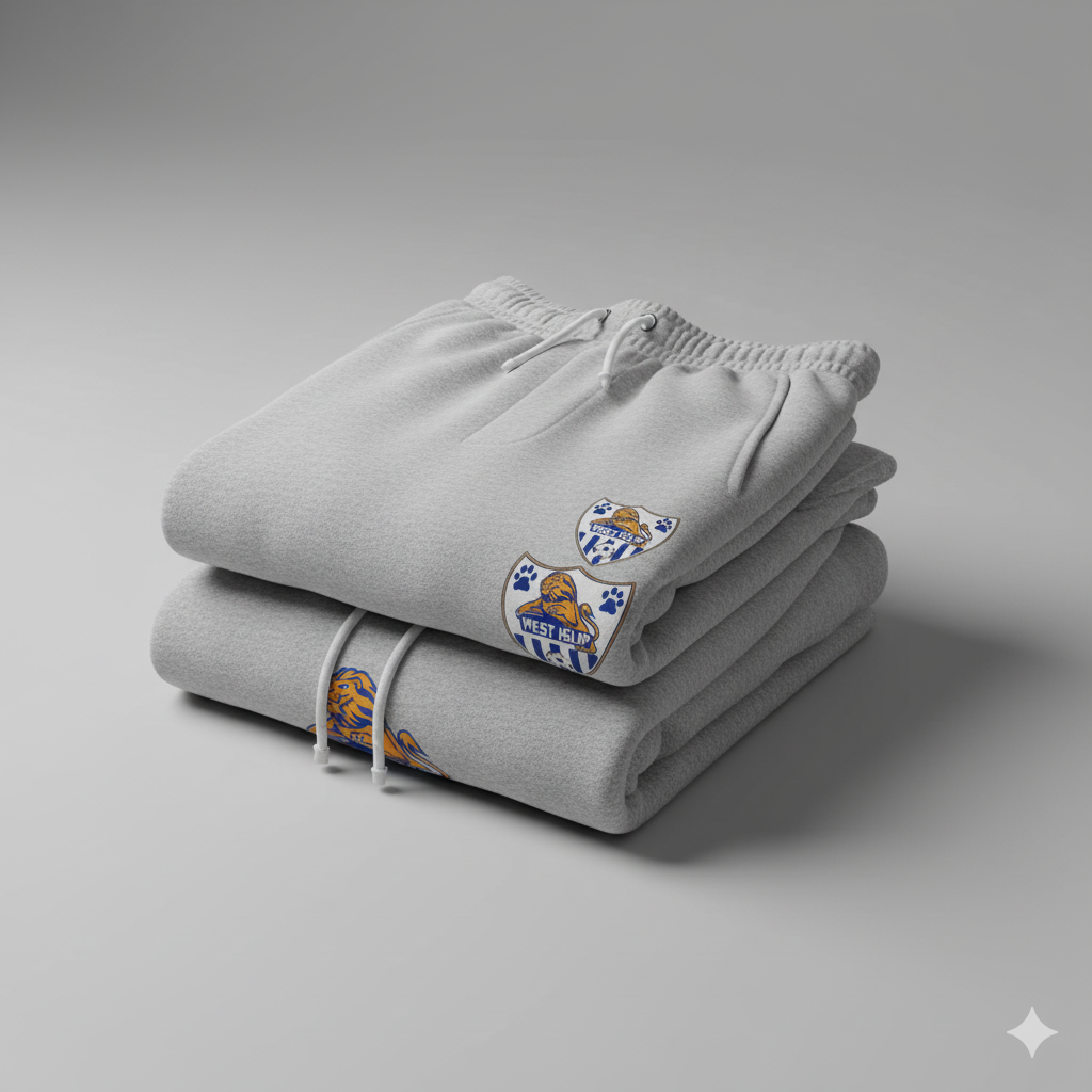 West Islip Lions Grey Jogger Sweatpants