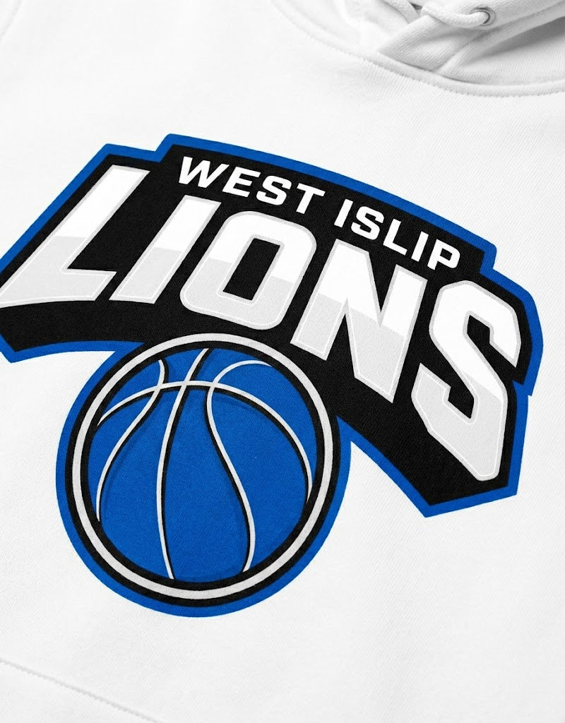 West Islip Lions Basketball Premium Hoodie