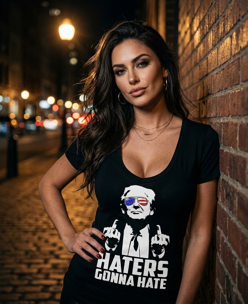 Haters Gonna Hate – Women’s Premium Low-Cut Tee