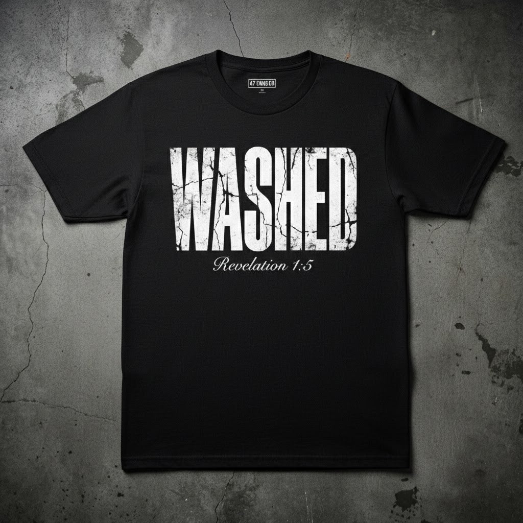WASHED | Revelation 1:5 Graphic Tee