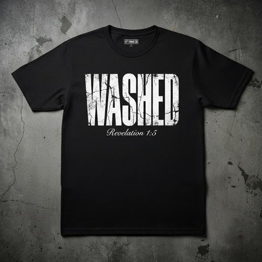 WASHED | Revelation 1:5 Graphic Tee