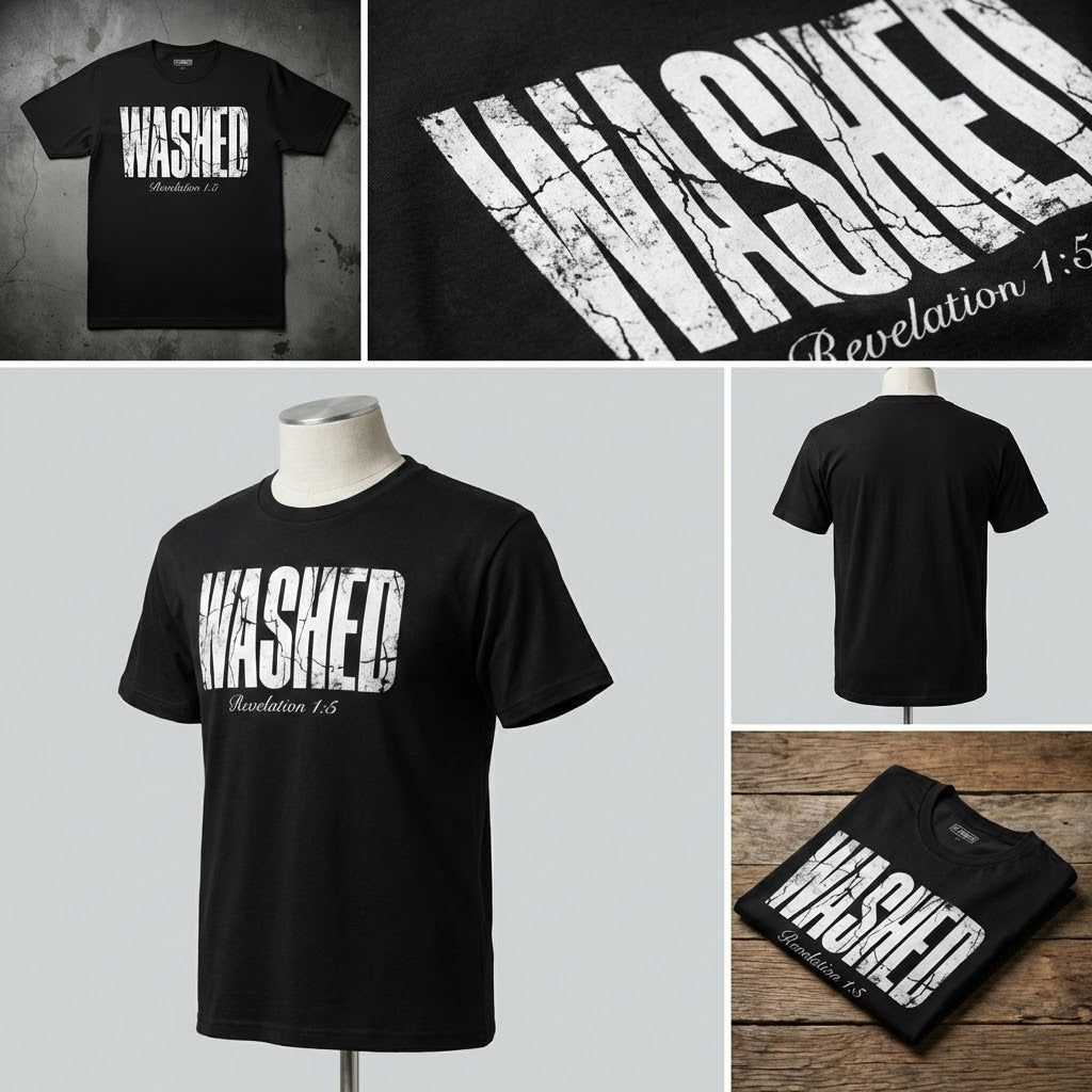 WASHED | Revelation 1:5 Graphic Tee
