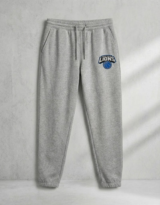 West Islip Lions Premium Fleece Joggers (Grey)